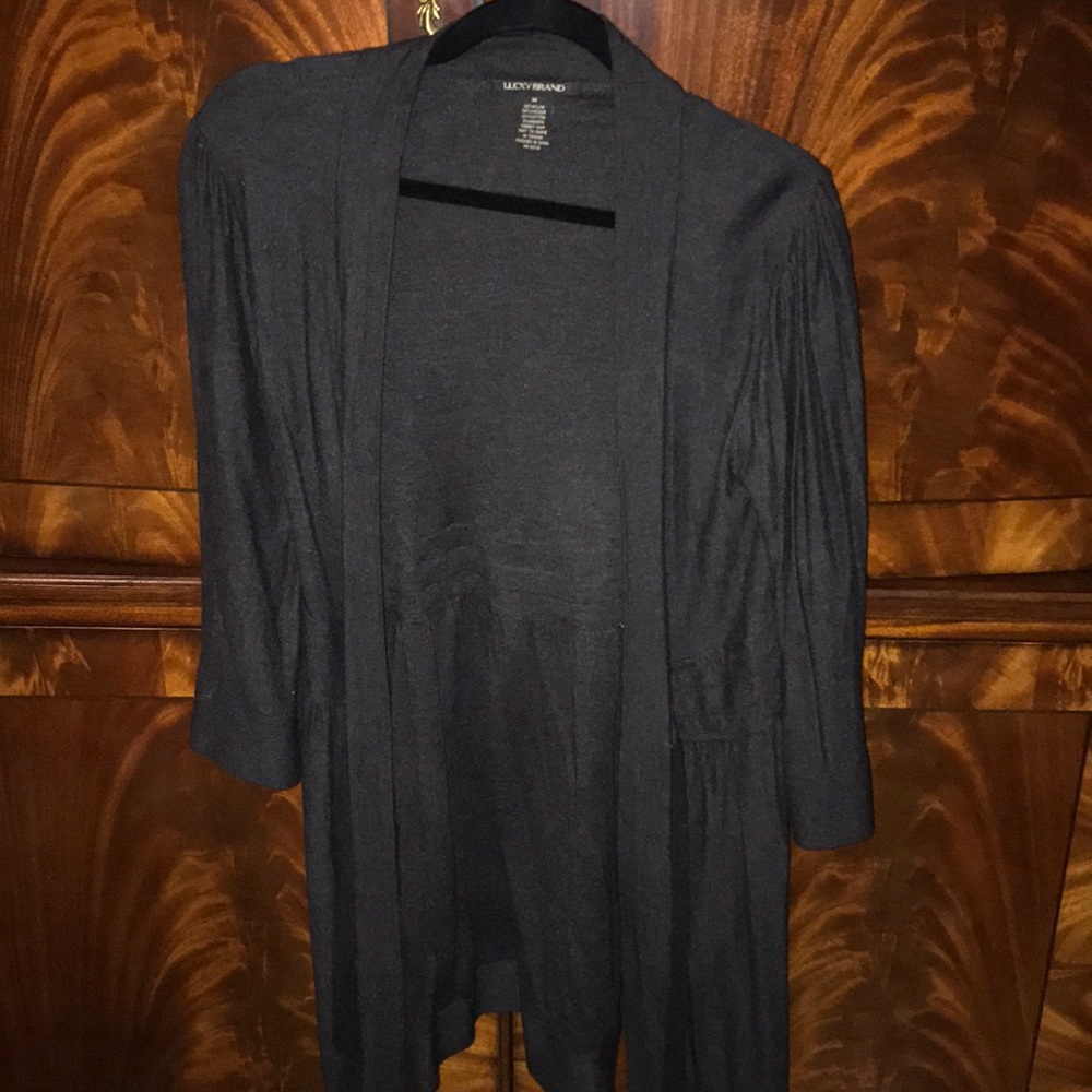 Dark gray duster